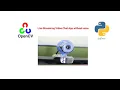 Create Live Streaming Chat App without voice using cv2 module of Python