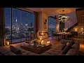 Lagu Peaceful Winter Night in San Francisco ❄ Cozy Apartment with Relaxing Jazz Saxophone Music for Sleep