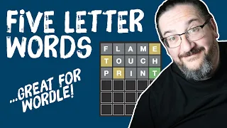 Five Letter Words GREAT For Wordle