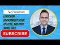 Langchain Tutorial Environment setup API keys and first model call