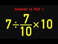 Only 1 Can Solve This Correctly