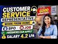 Customer service representative salary 35000 WORK FROM HOME APPLY NOW