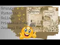 NEW Grungy Victorian Collage Kit Vintage Ads Florals Botanicals