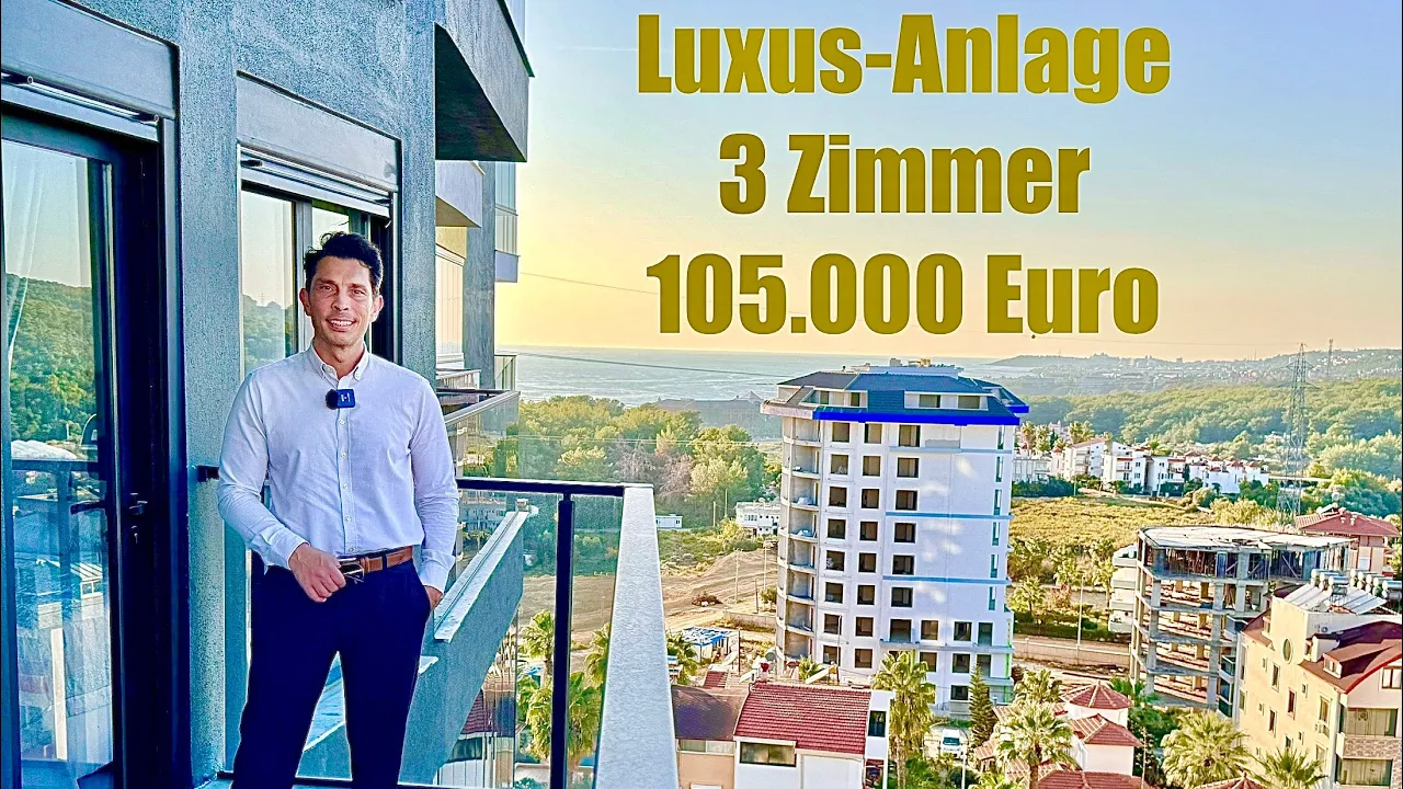 Sea-View 2-Bedroom Apartment in Avsallar with sea view