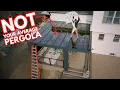 This Is NOT Your Average Pergola - Polycarbonate Roof and Trim