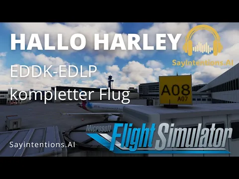 Download MP3 Sayintentions.AI: Onkel Harley / EDDK-EDLP - voller Flug auf deutsch, inkl. Kommentare