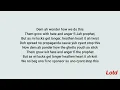 Sizzla - Dem Ah Wonder (lyrics)