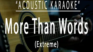 more than words extreme acoustic karaoke 