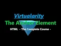HTML - The Complete Course 9 The Anchor Element