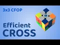 How to Solve the 3x3 Cross Efficiently - 8 Moves or Less Intermediate