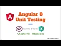 Chapter 19 HttpClient Unit Test Jasmine Karma Angular
