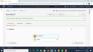 aws lambda version and alias