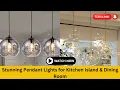 Stunning Pendant Lights for Kitchen Island Dining Room Explore Trendy Glass Designs