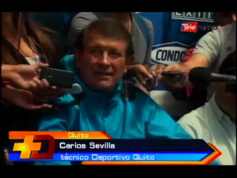 Carlos Sevilla nuevo técnico del Deportivo Quito