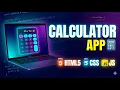 Build Calculator using HTML CSS JavaScript Beginner Project Tutorial