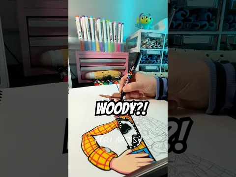 Drawing Woody from Toy Story 5!