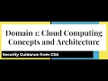 Domain 1 Cloud Computing Concepts and Architecture - Deployment Models Security Architecture