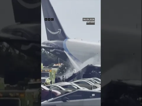 Plane crash: Amazon cargo plane થયું ક્રૅશ, અમેરિકામાં દુર્ઘટના, પાંચ લોકોનાં મોત