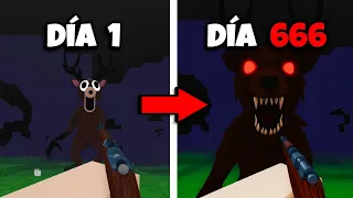 LLEGUÉ AL DÍA 666 EN 99 NOCHES EN EL BOSQUE Y ESTO PASÓ... 👺🌲