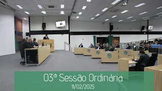 3ª Sessão Ordinária de 2025-Câmara Municipal de Paulínia-11/02/2025