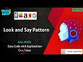 Look and Say Pattern gfg potd 14 May 25 Most Optimal Approach C Java