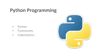 Ch1 L2 Python Syntax Comments Indentation
