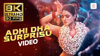 adhi dha surprisu 8k 60 fps video song robinhood nithiin sreeleela ketika sharma gv prakash