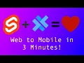 Create a Mobile App iOS and Android with Svelte and Capacitor in 3 minutes