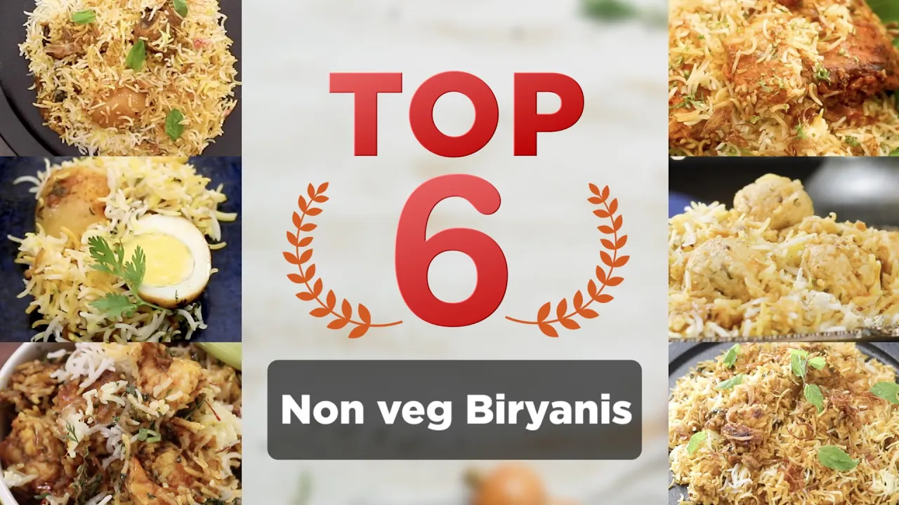 TOP 6 Non Veg Biryanis    6           Sanjeev Kapoor Khazana