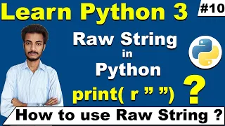 Raw String in Python How to Print Escape Sequences in Python using Raw String Cyber Warriors