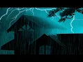Download Lagu Soothing Rain \u0026 Thunderstorm Sounds 🌙 Healing Metal Roof Noise for Stress Relief \u0026 Better Sleep