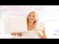 MACBOOK AIR M4 UNBOXING REVIEW 13-inch in sky blue aesthetic what s on my laptop for college