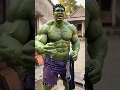 माँ की आखिरी इच्छा! 😭 हल्क ने माँ के लिए धोए कपड़े | Emotional Hulk Story#viral #shorts #youtube