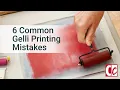6 Common Gelli Print Mistakes and Some Solutions