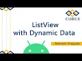 ListView with Dynamic Data in Android