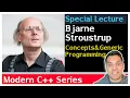 Concept-Based Generic Programming by Bjarne Stroustrup Modern Cpp Series Ep 235
