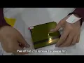 How to install Galaxy Z Fold Inner Screen Protector - 3-step semi-cut method