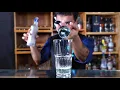 Shark Bite Cocktail Making With Ingredients