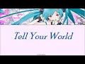 Download Lagu [VOCALOID] Hatsune Miku Tell Your World [Japanese Romanji English Lyrics]