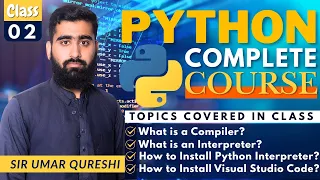 Python for Beginners 2025 Class 2 Install Python VS Code Your First Program