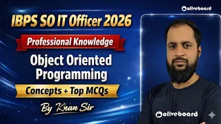 IBPS SO IT Officer 2026 Professional Knowledge Object Oriented Programming Concepts Top MCQ