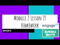 Engage NY Eureka Math Grade 5 Module 2 Lesson 19 Homework