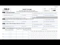 IRS Form 1095-B walkthrough Health Coverage