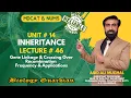 Lecture 46 MDCAT 2022 Biology Preparation Series Inheritance Part-5 NEET