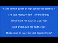Dead girl walking: Heathers West End Cast Lyrics