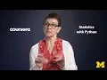 Statistics with Python with Professor Brenda Gunderson