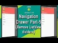 Android AIDE NavigationDrawer tutorial Part-5