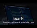 Comma Separated Values Random Numbers List Creating Functions in Python