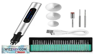 Electric Engraving Pen Kit Portable Mini Nail Rig Tool DIY Spin Etch Review 