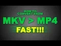 Download Lagu How To Convert From MKV To MP4